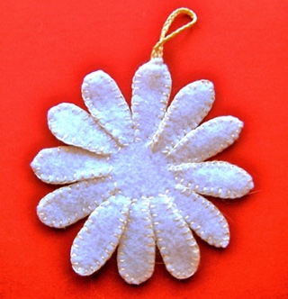 Felt Snowflake 01