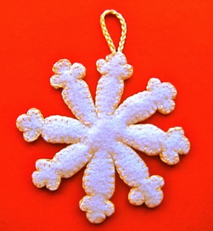 Felt Snowflake 02