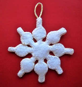 Felt Snowflake 03