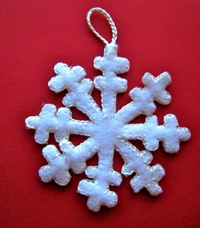 Felt Snowflake 05