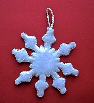 Felt Snowflake 06