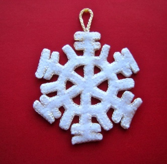 Felt Snowflake 09