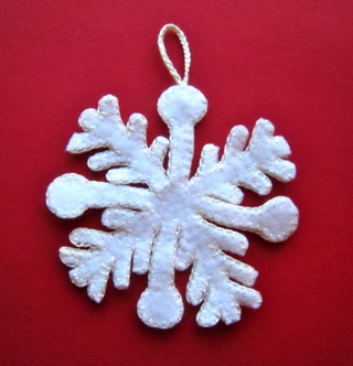 Felt Snowflake 11