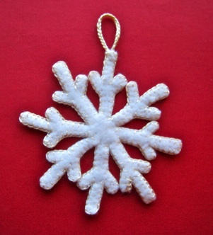 Felt Snowflake 13