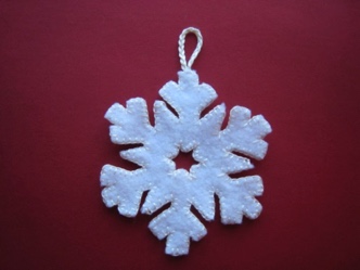 Felt Snowflake 16