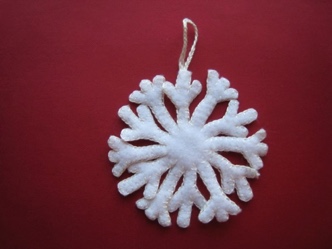 Felt Snowflake 17