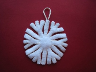 Felt Snowflake 19