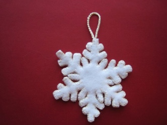 Felt Snowflake 21