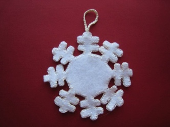 Felt Snowflake 22