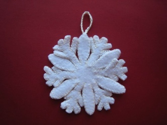 Felt Snowflake 24