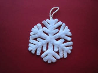 Felt Snowflake 26