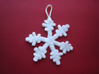 Felt Snowflake 27