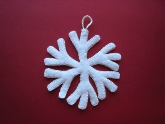 Felt Snowflake 28