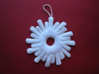 Felt Snowflake 29