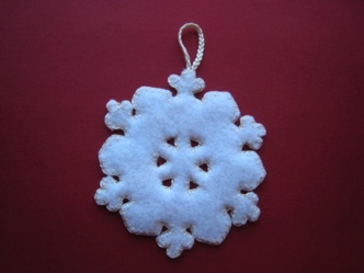 Felt Snowflake 32