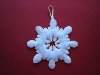 Felt Snowflake 33