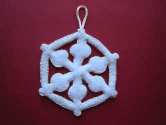 Felt Snowflake 35