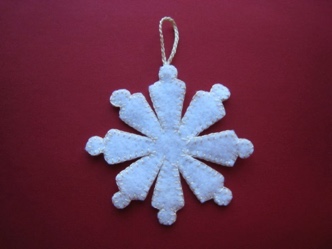 Felt Snowflake 37