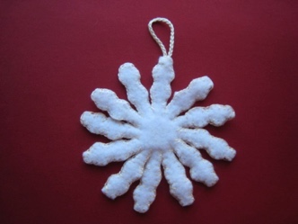 Felt Snowflake 38