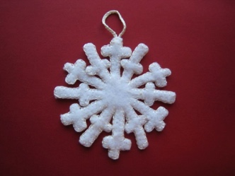 Felt Snowflake 39