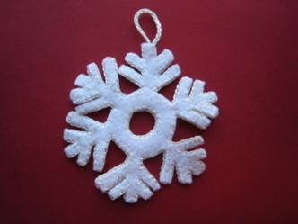 Felt Snowflake 40