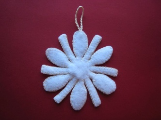 Felt Snowflake 41