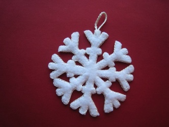 Felt Snowflake 42