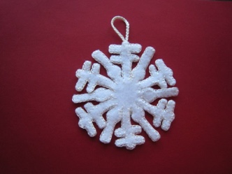 Felt Snowflake 46