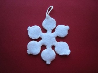 Felt Snowflake 47