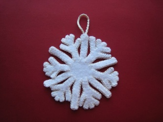 Felt Snowflake 48