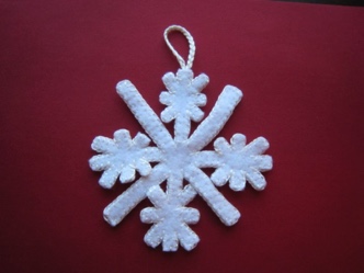 Felt Snowflake 50