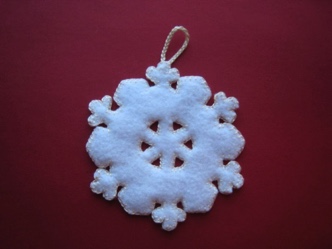 Felt Snowflake 51