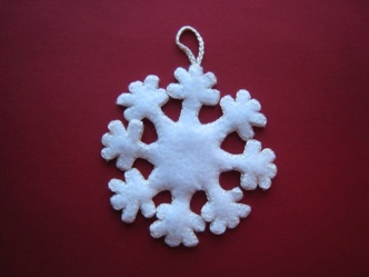 Felt Snowflake 54