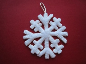 Felt Snowflake 55