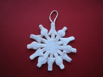 Felt Snowflake 56