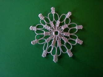 Tied Snowflake - 009