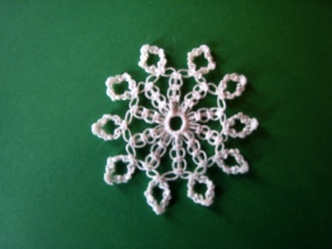 Tied Snowflake - 010