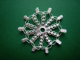 Tied Snowflake - 054