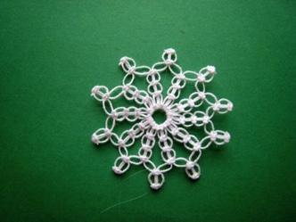 Tied Snowflake - 057