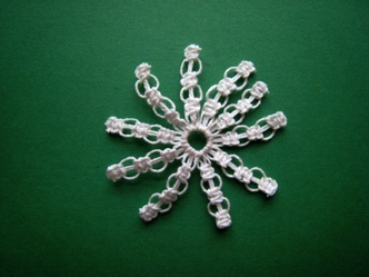 Tied Snowflake - 065