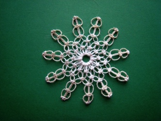 Tied Snowflake - 072