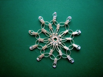 Tied Snowflake - 076