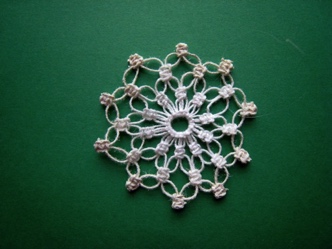 Tied Snowflake - 086