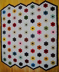 Grandmother’s Flower Garden Quilt1