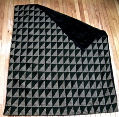 Light & Dark Triangle Quilt