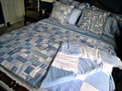 Random Patch Bed Quilt