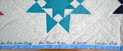 Rising Star Quilt (detail)